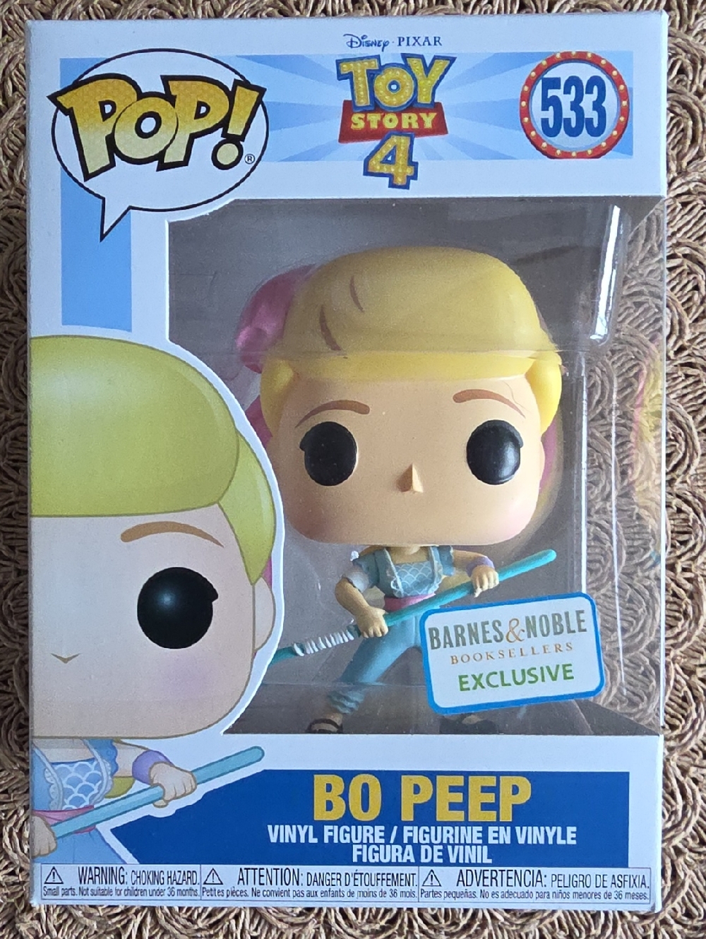Funko Pop! Disney Pixar Toy Story 4 Bo Peep #533 Barnes & Noble Exclusive
